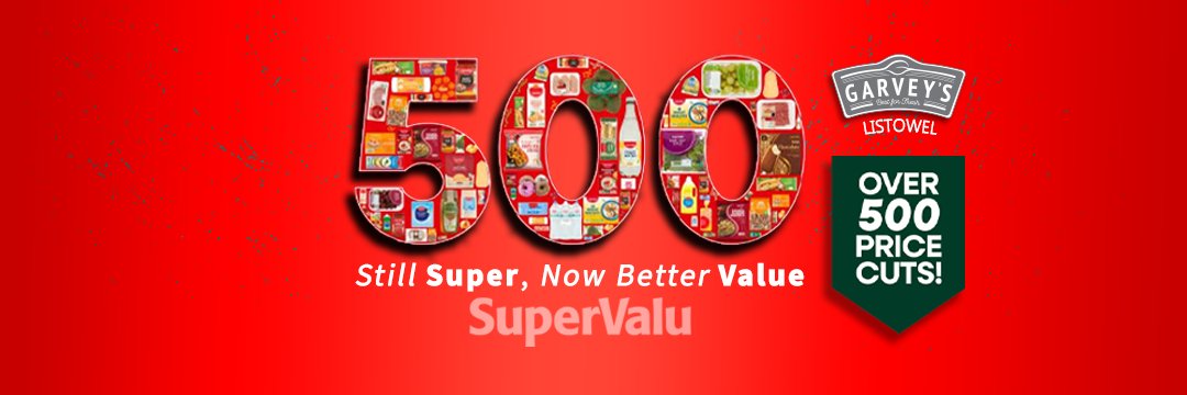 Garvey's SuperValu Listowel banner