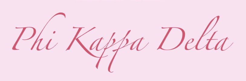 Phi Kappa Delta banner
