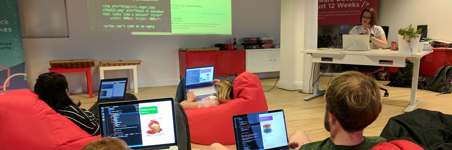 Full Stack of Pancakes 🥞 👩‍💻 🐝 banner