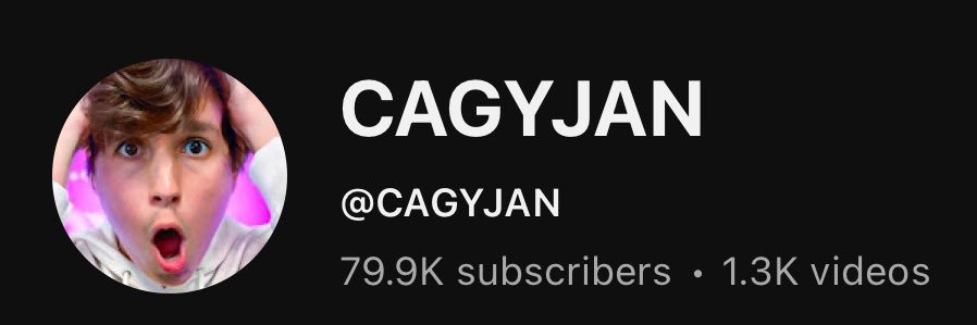 cagy.ron | youtube/cagyjan's banner