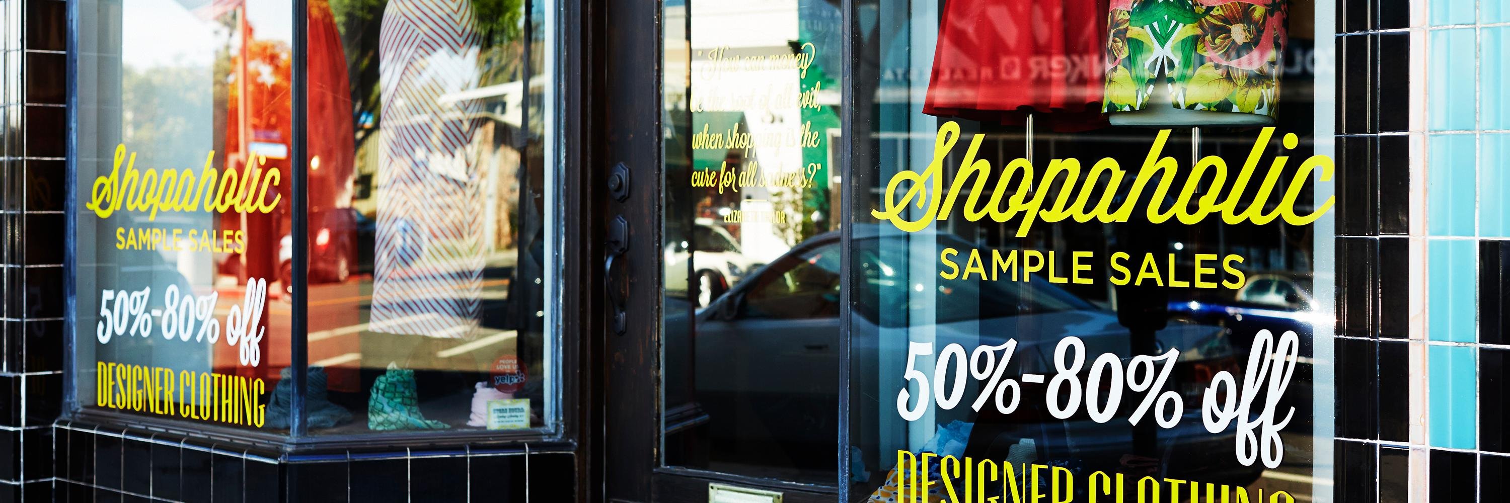 shopaholicshops's profile banner image