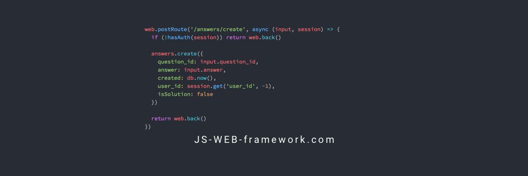 jsweb_framework's profile banner image