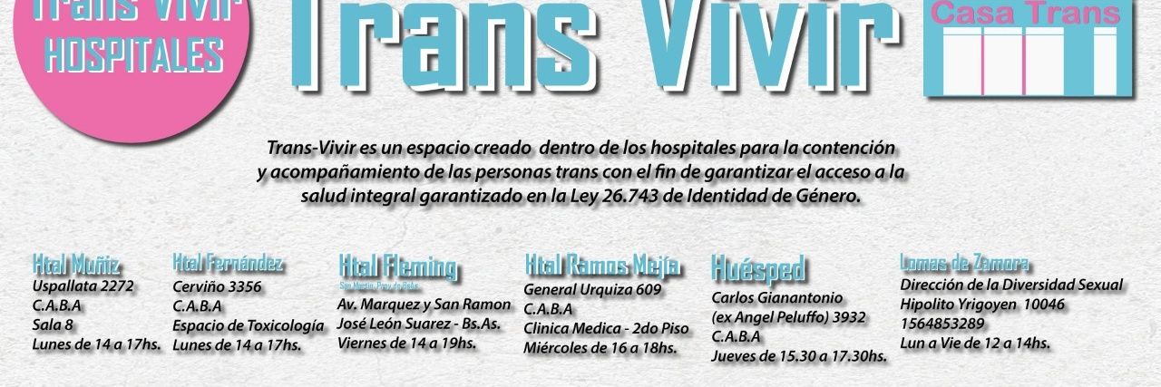 Trans Vivir banner
