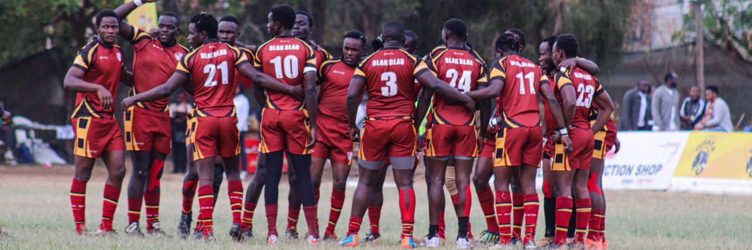 Kenyatta University's BlakBlad Rugby Club's banner