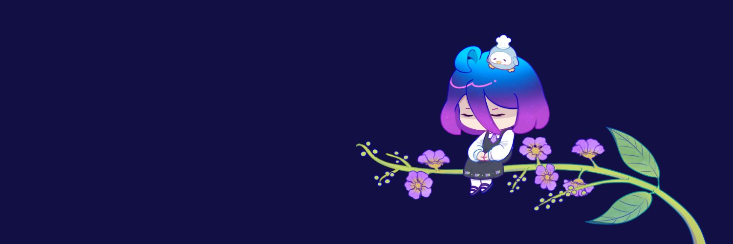 🦑💜 | ❤️⭐💙 banner