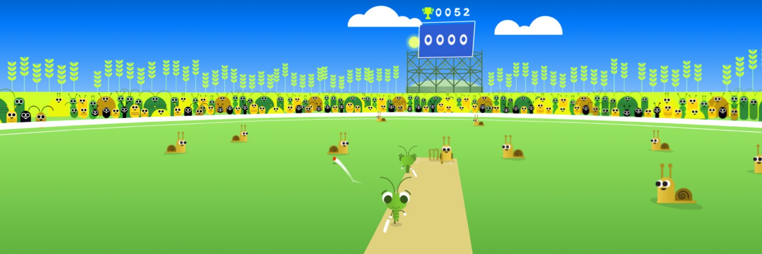 Doodle Cricket banner