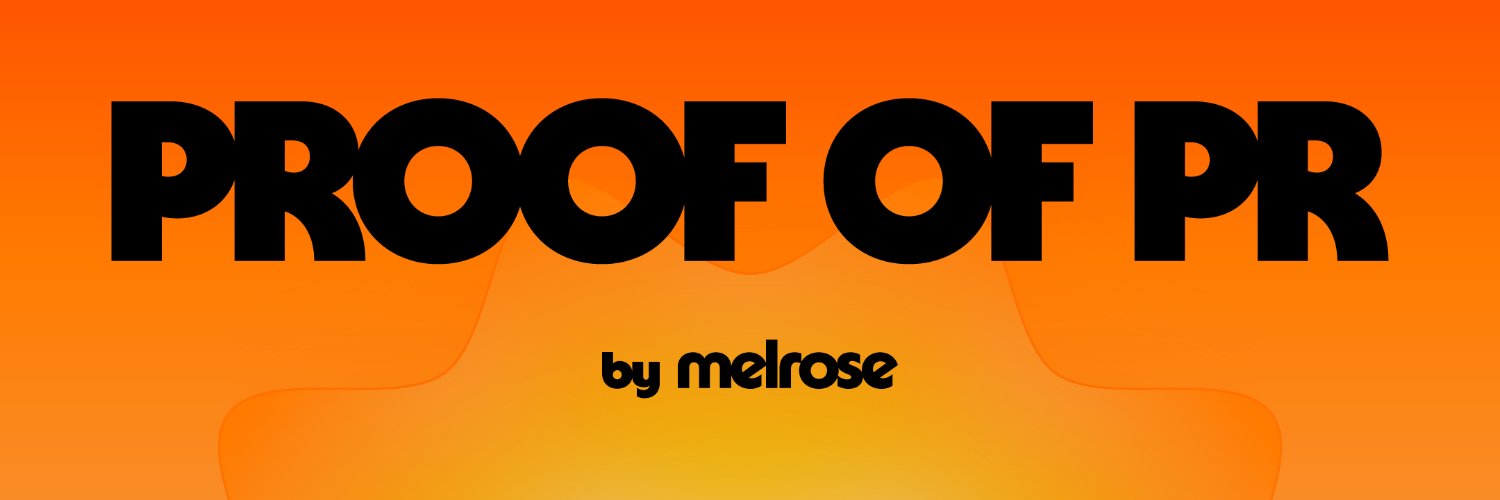Proof-of-PR 🎧 banner