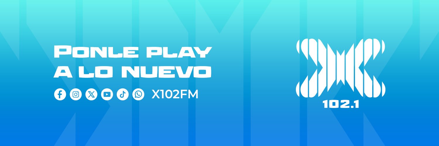 La X 102.1 FM banner