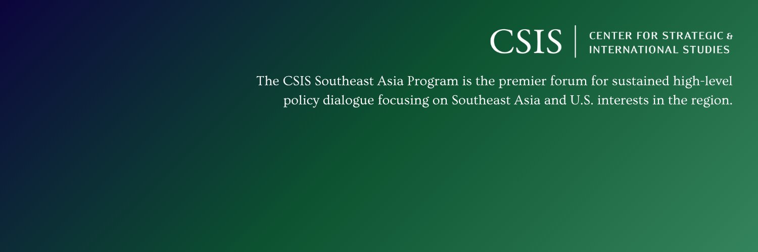 CSIS Southeast Asia's banner