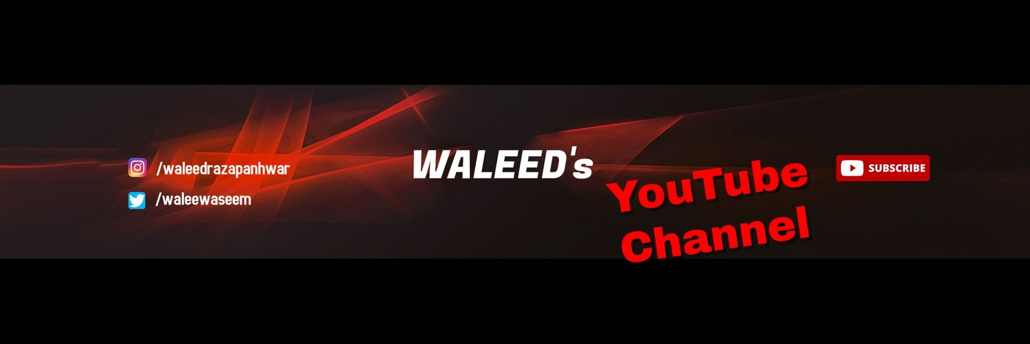 waleewaseem's profile banner image