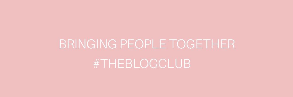 THE BLOG CLUB banner