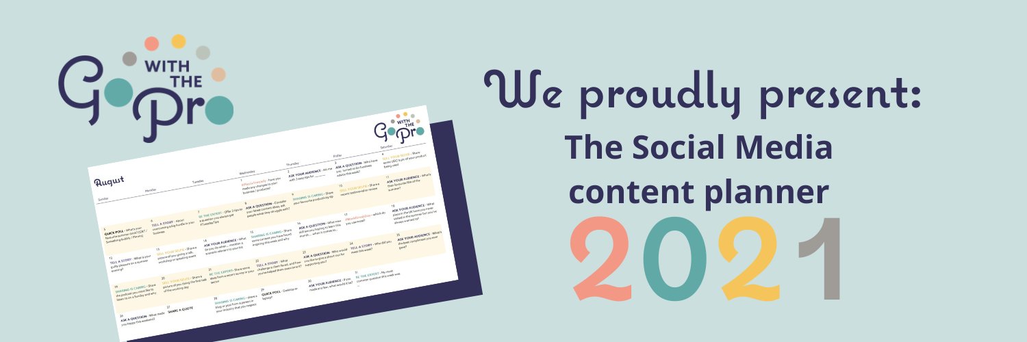 Go With The Pro banner