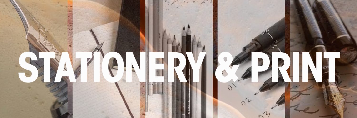 Stationery and Print banner