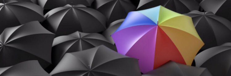 Rainbow Umbrella banner