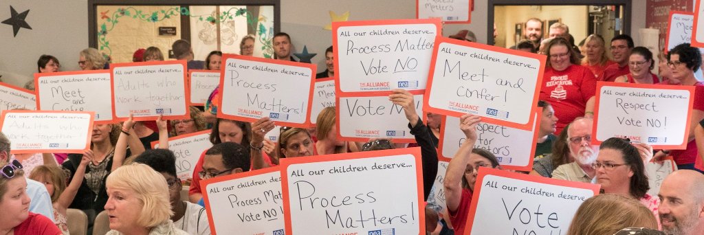 Racine Educators United banner
