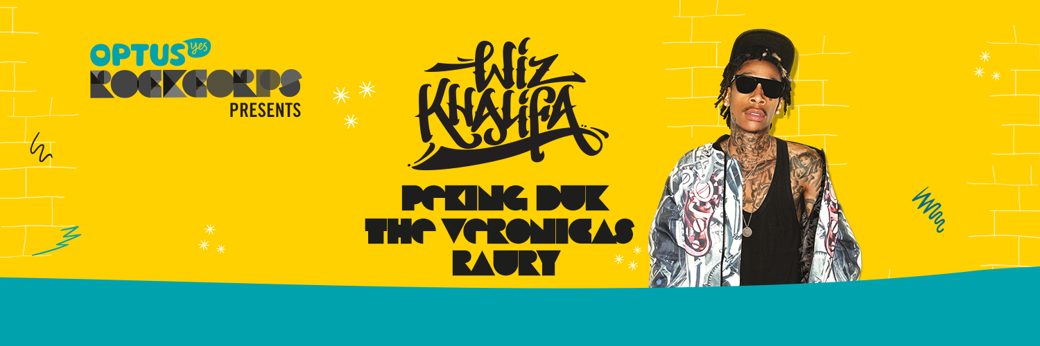 Optus RockCorps banner