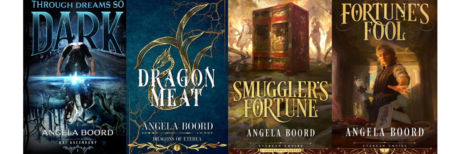Angela Boord is writing epic fantasy! banner