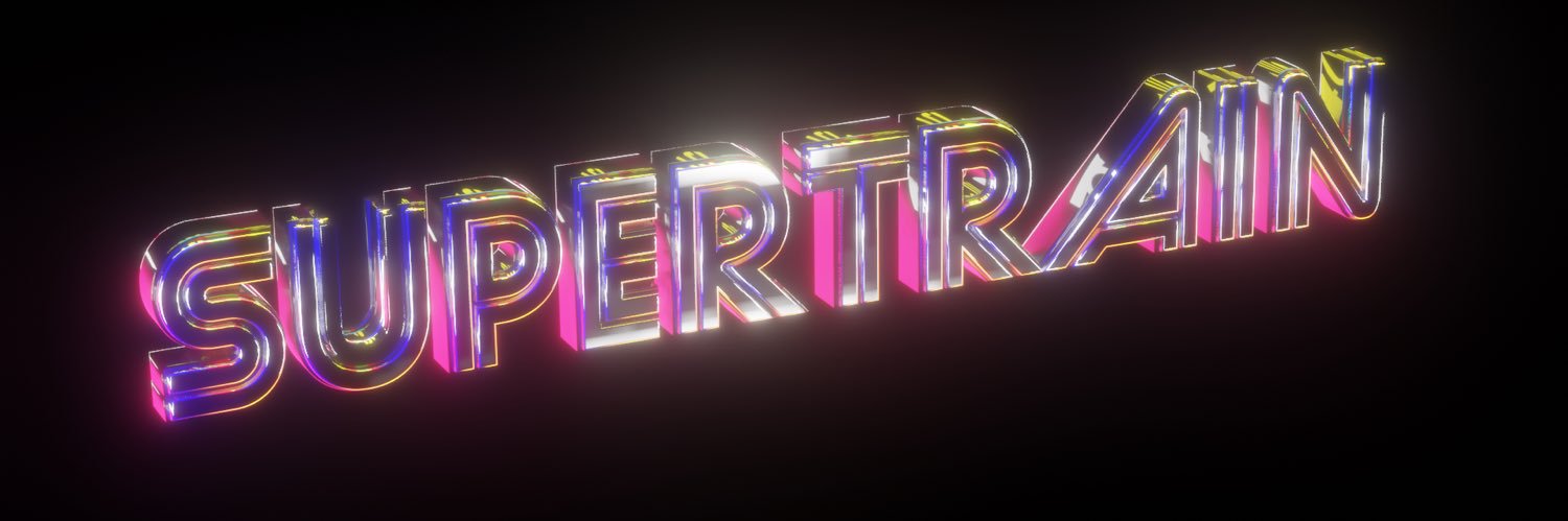 SUPERTRAIN Records banner