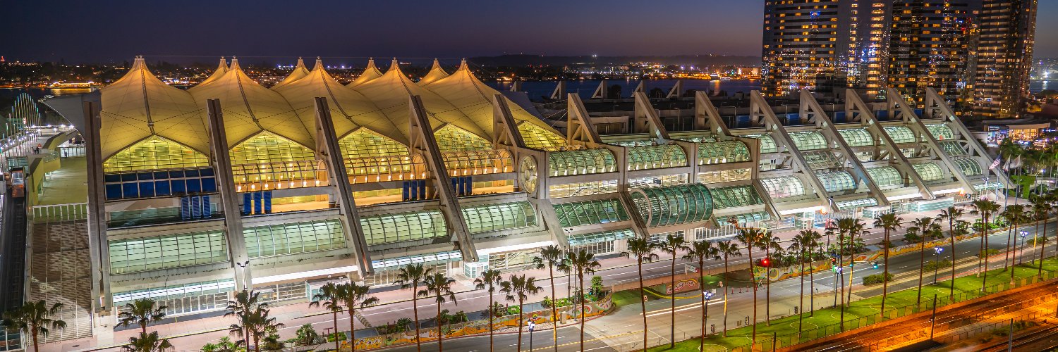 San Diego Convention Center's banner
