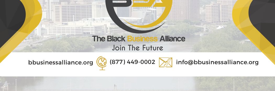 The Black Business Alliance banner
