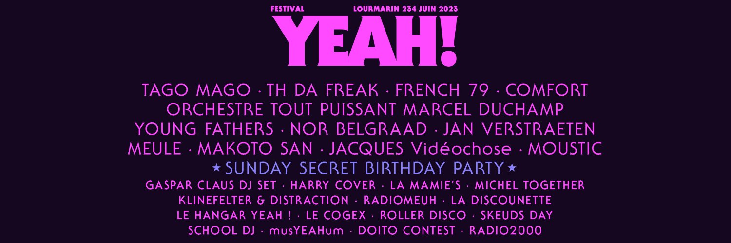 FestivalYEAH's profile banner image