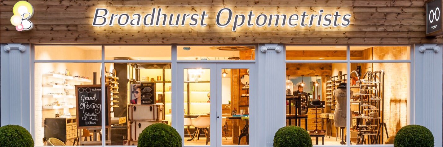 Broadhurst Optometrists banner
