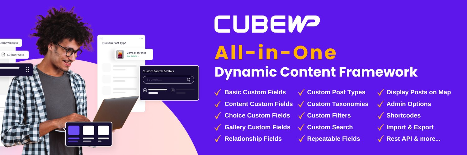 CubeWP Framework banner