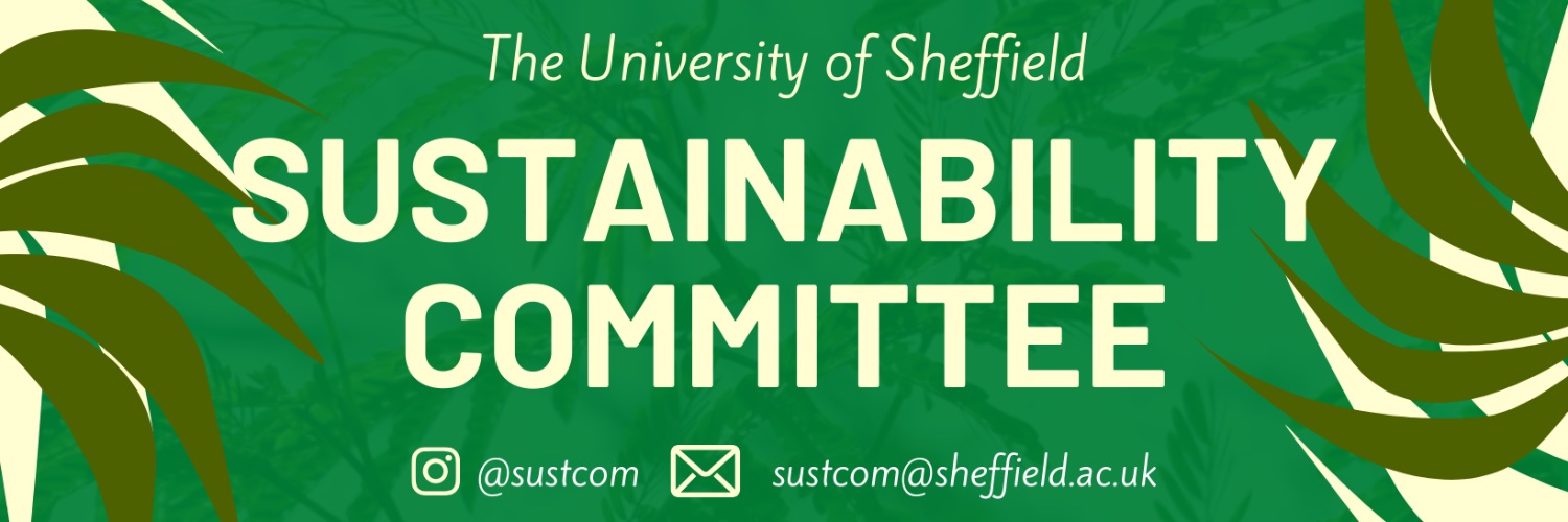 UoS Sustainability Committee🌿 banner
