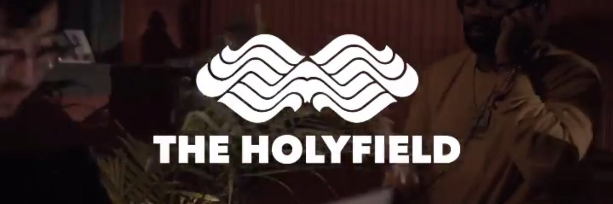 The Holyfield banner
