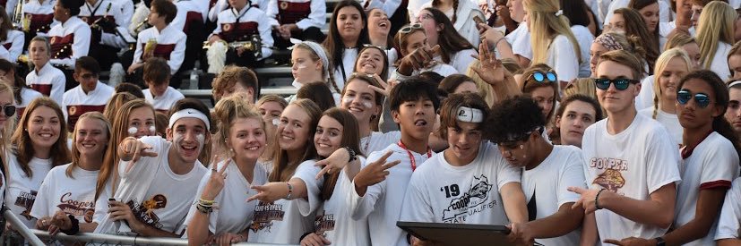 Cooper Pep Club🎉 banner