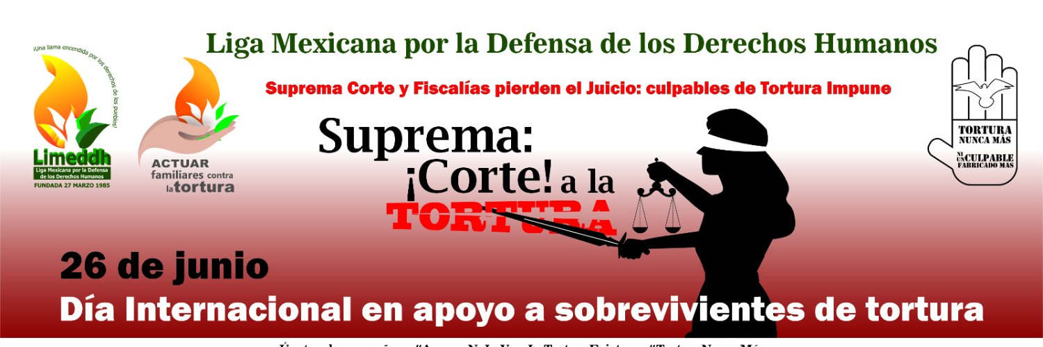 Limeddh Liga Mexicana por la Defensa de los DH banner