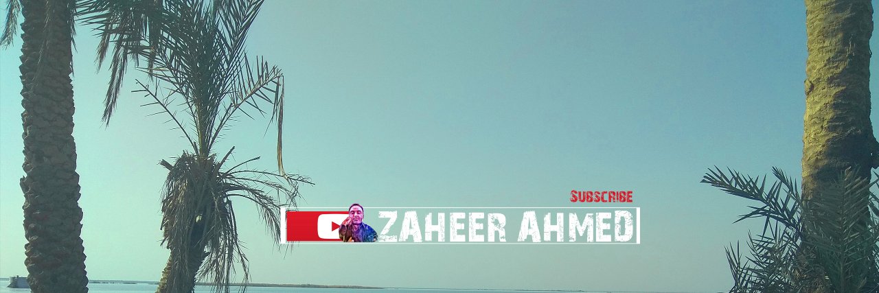 Zaheer Ahmed banner