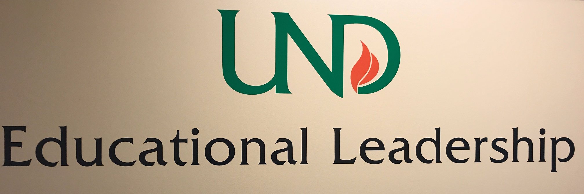 UND Ed. Leadership banner