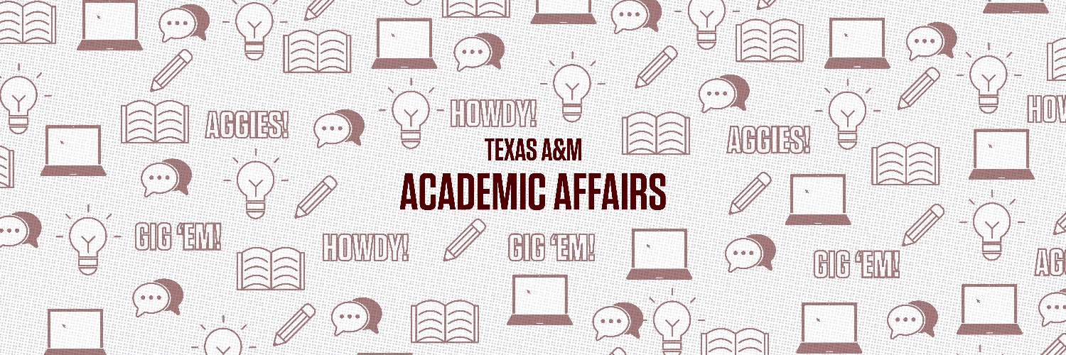 Texas A&M Division of Academic Affairs's banner