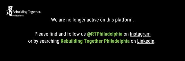 RTPhiladelphia Profile Banner