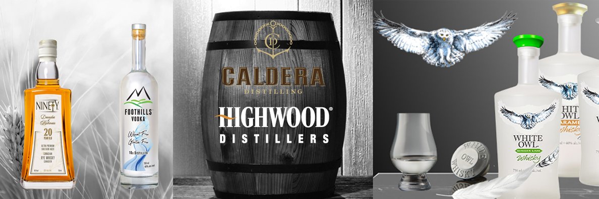 Highwood Distillers/Caldera Distilling banner