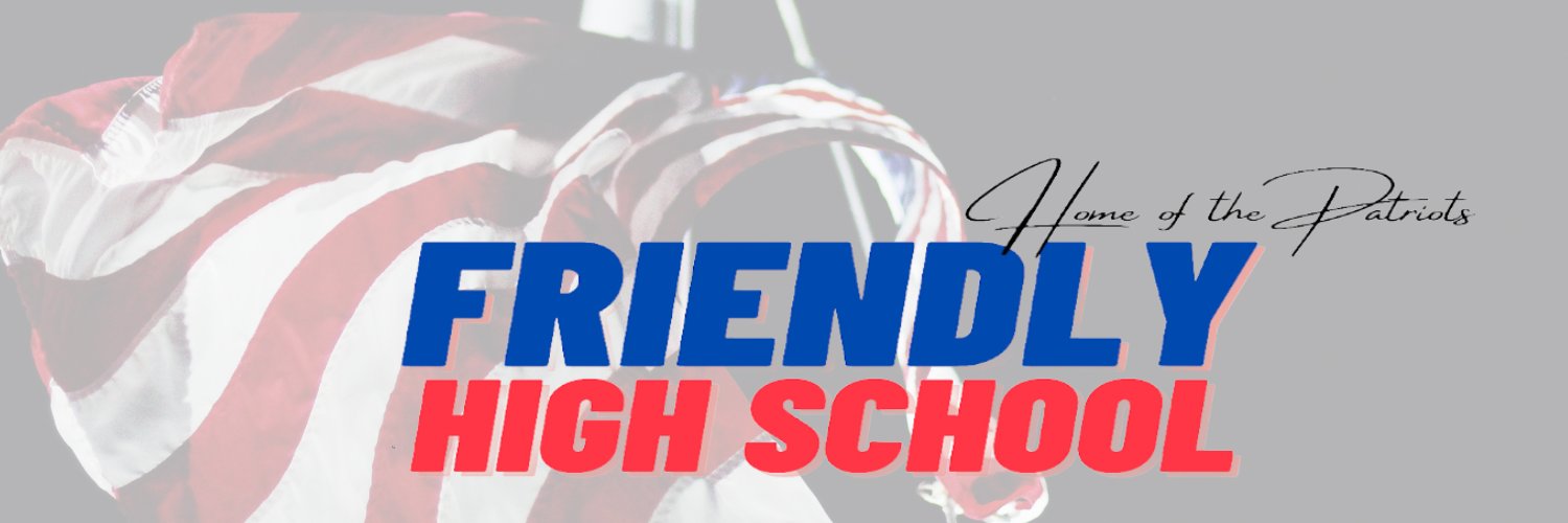 Friendly HS Patriots banner