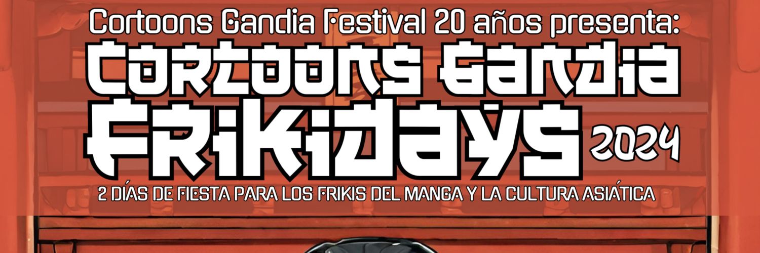 Cortoons Gandia Frikidays 2024 banner