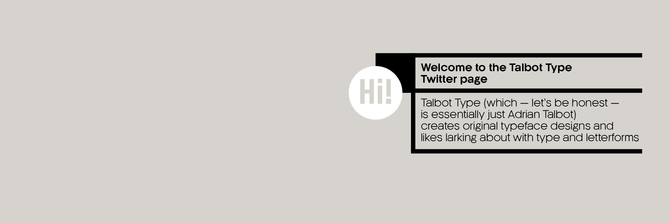 Adrian Talbot banner