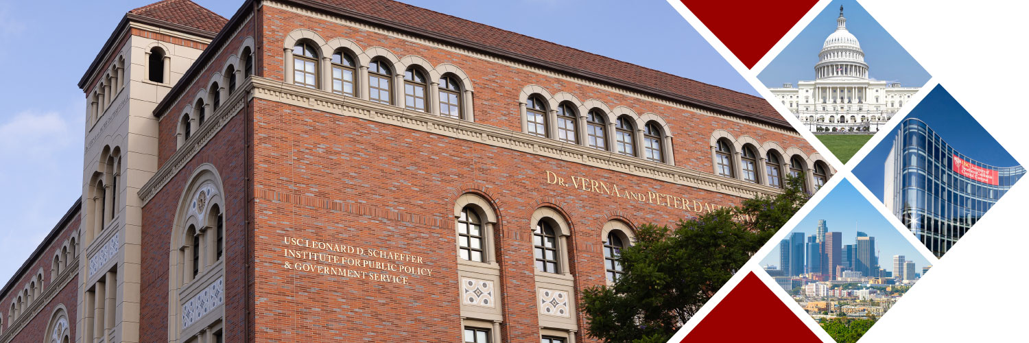 USC Schaeffer's banner