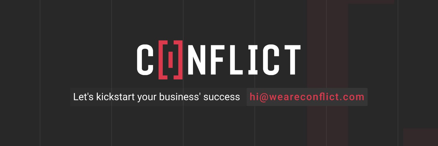 CONFLICT banner