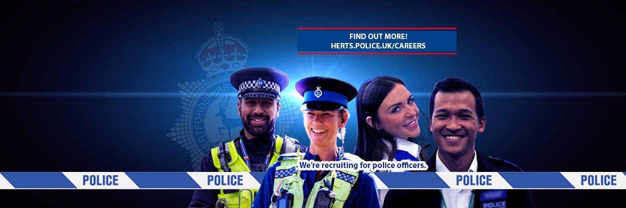 Stevenage Police banner