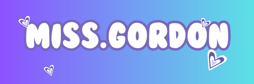 Miss.Gordon banner