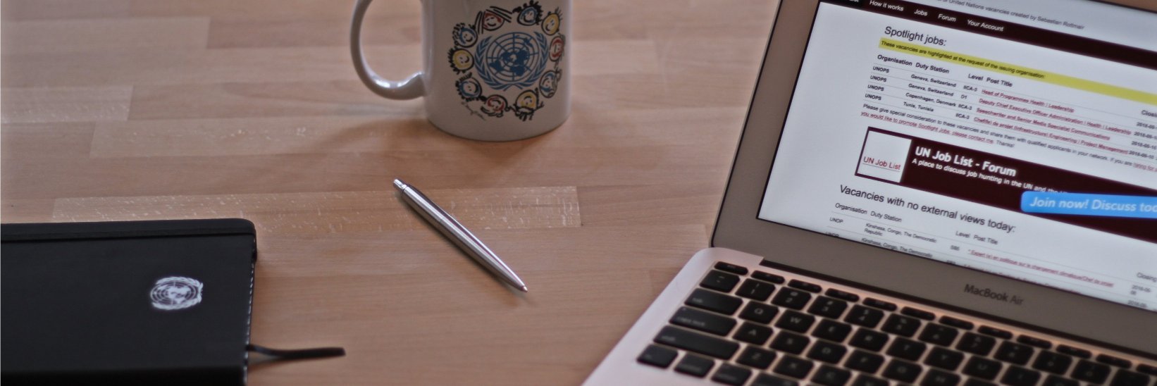 UN Job List banner