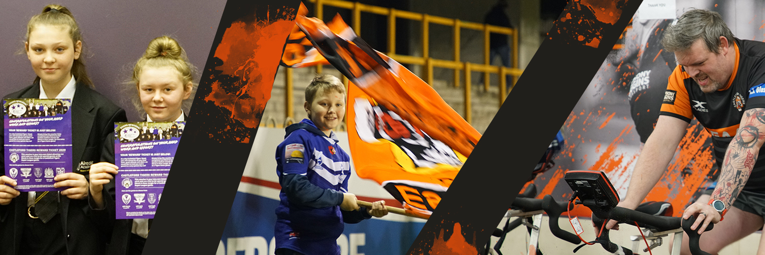 Castleford Tigers Foundation banner