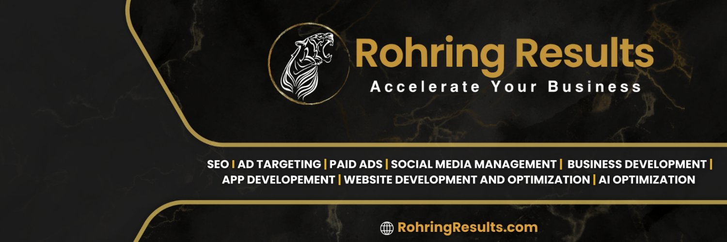 Rohring Results banner