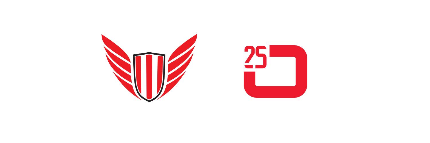 Red & White Army banner