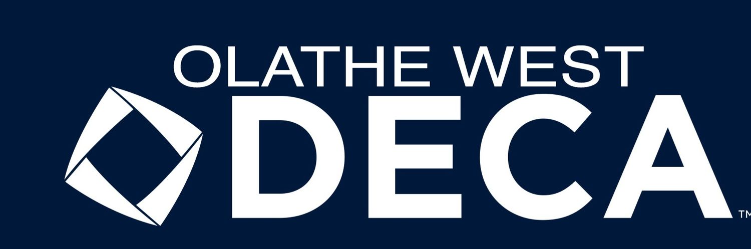 Olathe West DECA banner