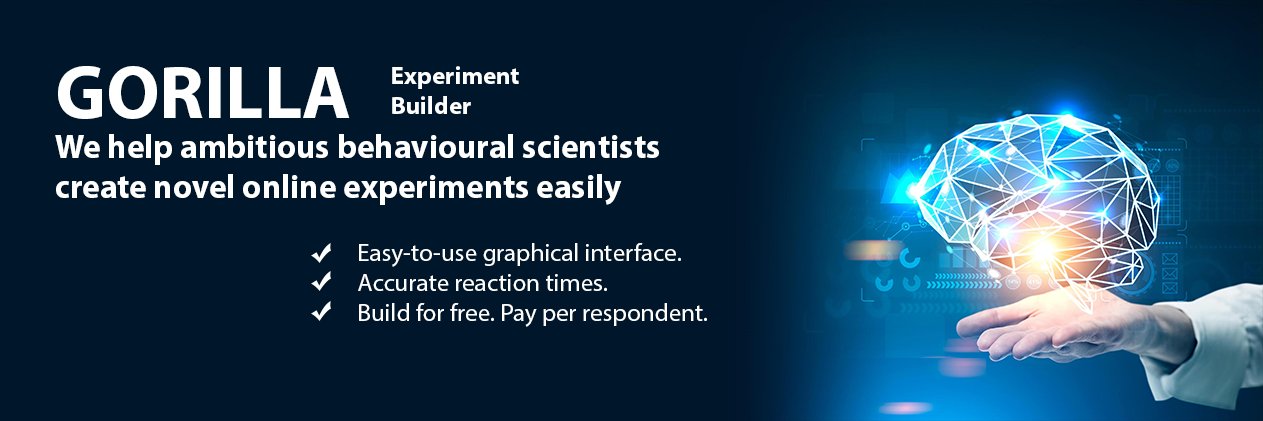 Gorilla Experiment Builder's banner