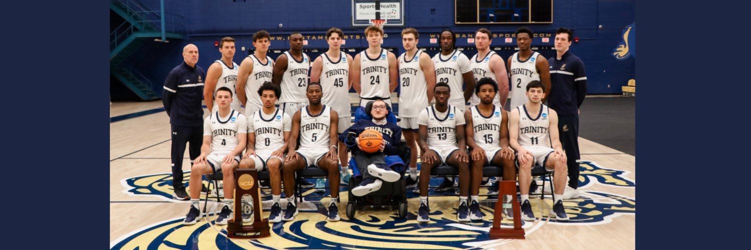 Trinity Basketball's banner